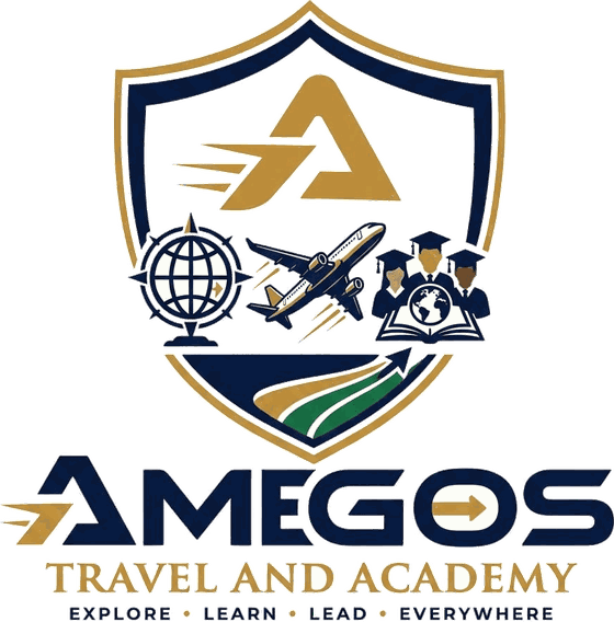 AMEGOS Travel and Academy logo